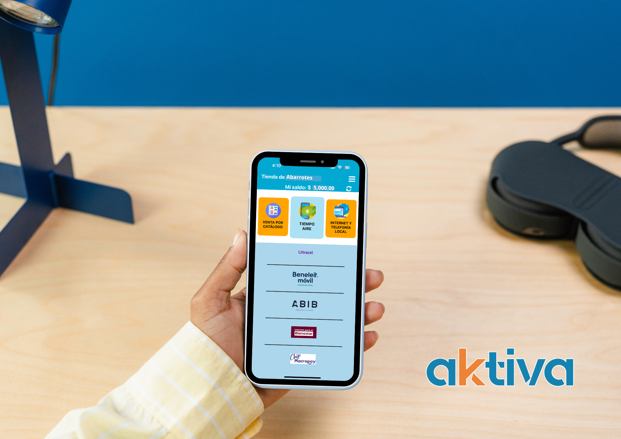 Instala AKTIVA para vender recargas y activar SIM de Internet para el Bienestar