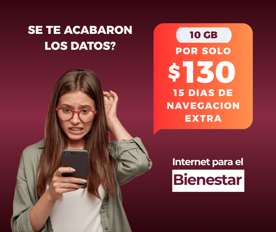 Paquete 10 GB por 15 días